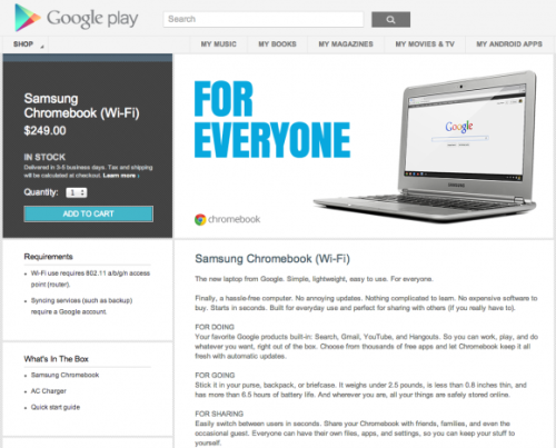 ChromebookGoogle Play 249